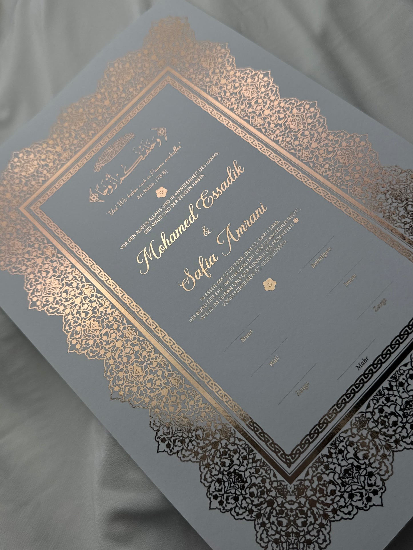 Nikah Zertifikat