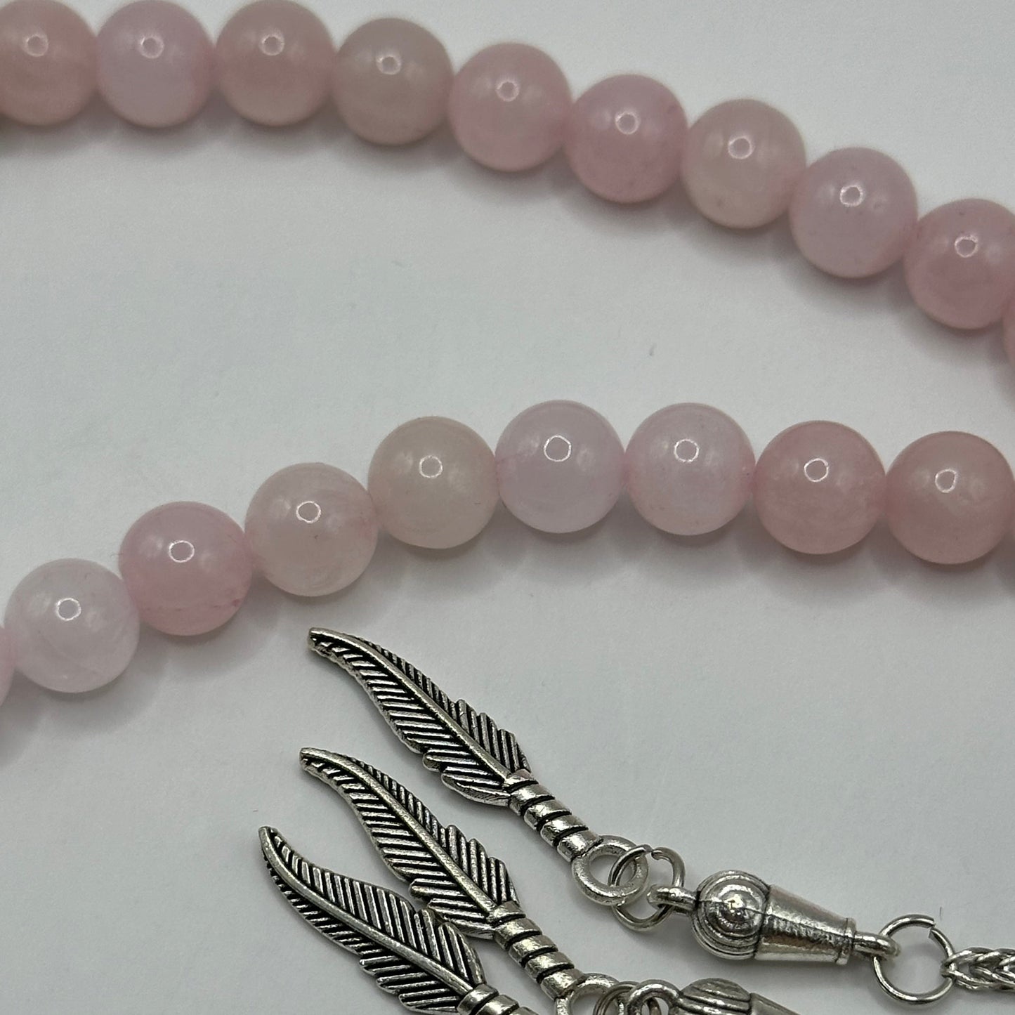 Tesbih mit Namen - Cloud Pink