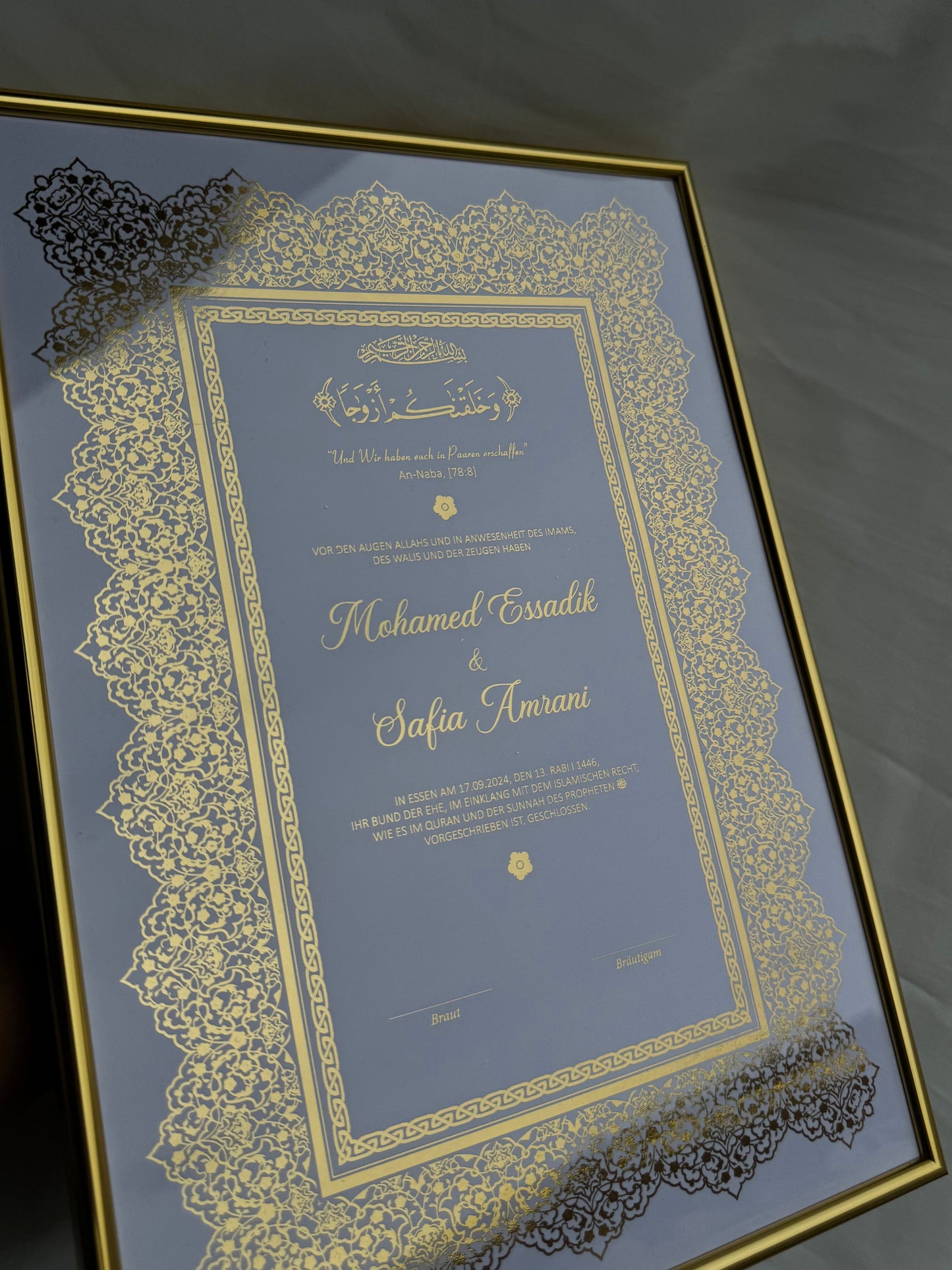 Nikah Zertifikat