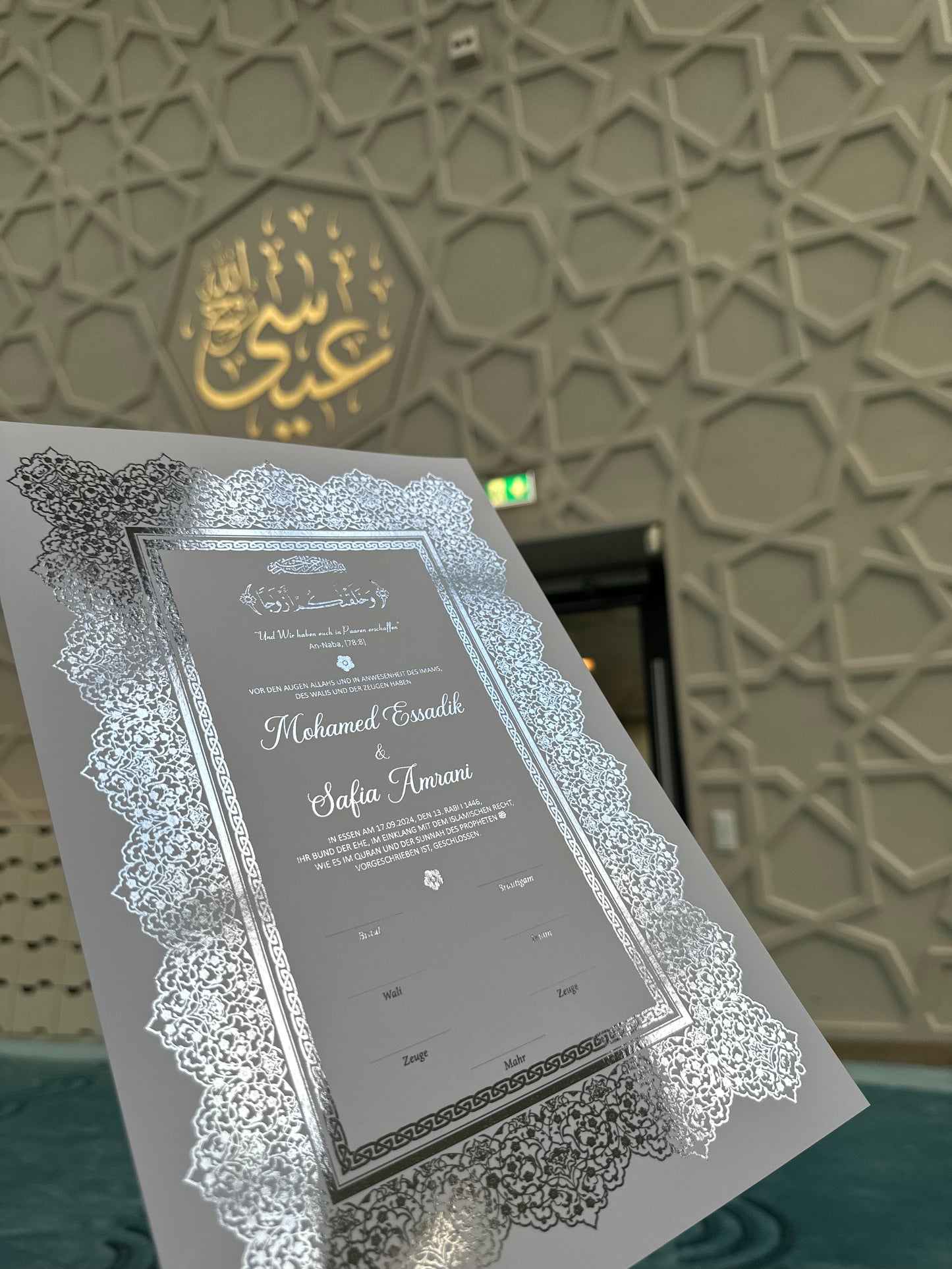 Nikah Zertifikat