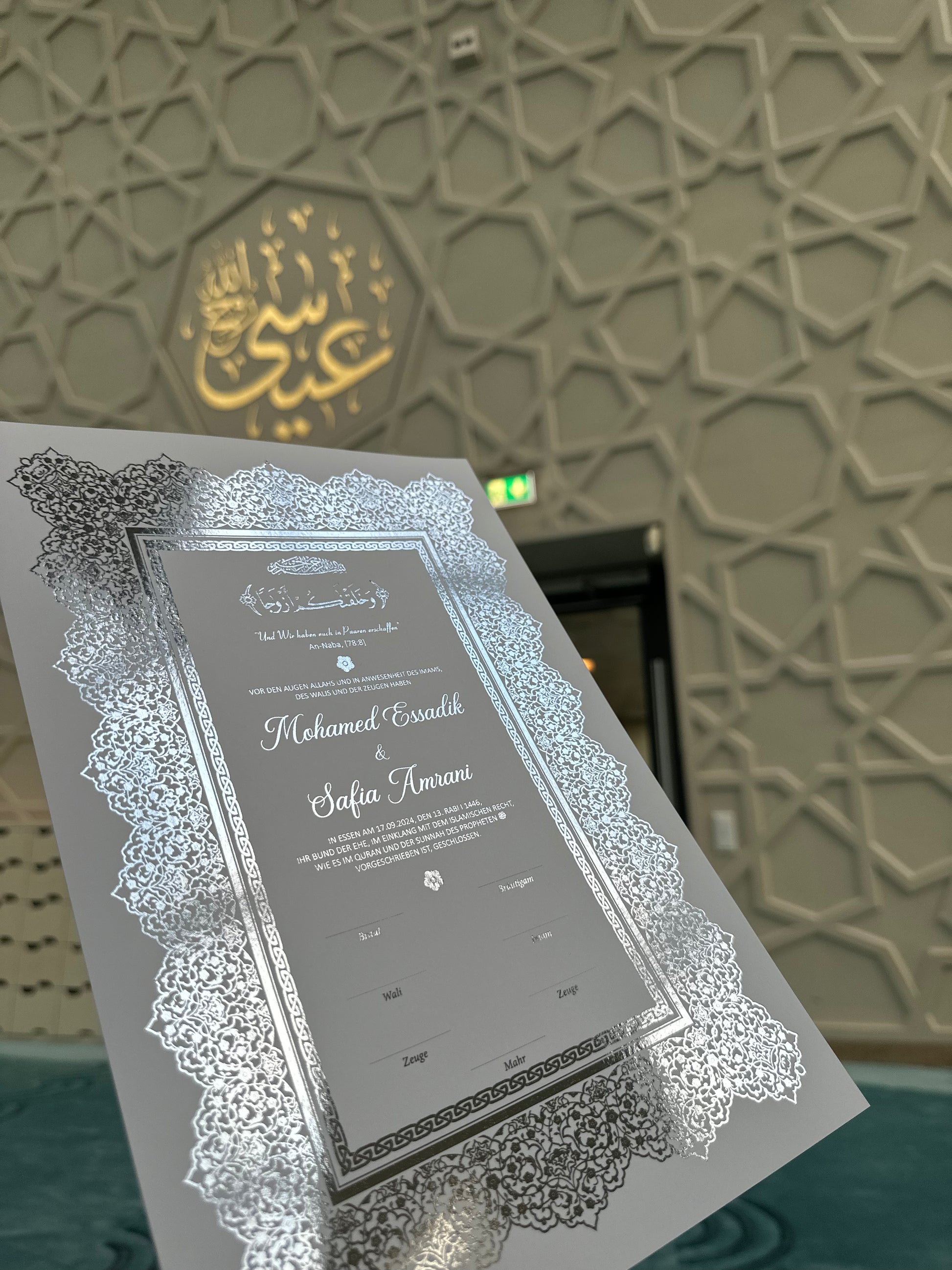 Nikah Zertifikat